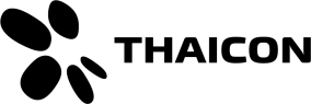 Логотип THAICON чёрный (png)